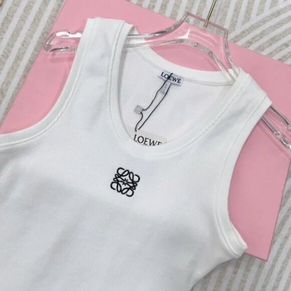 Loewe White Sleeveless Tank Top - Picture 3 of 6